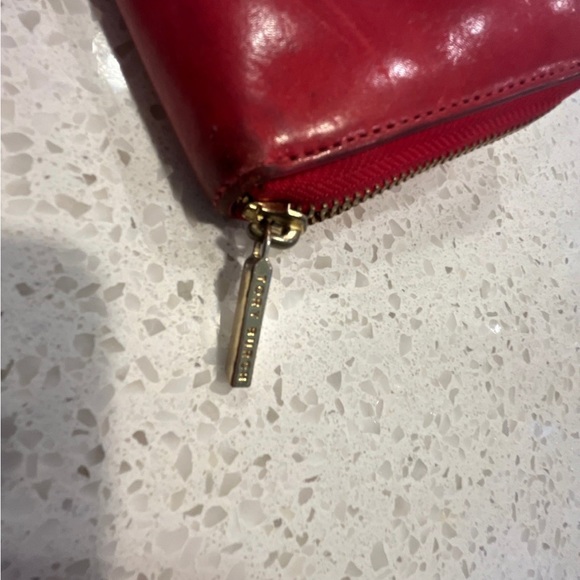 Tory Burch Red-Orange Wallet - Picture 2 of 7